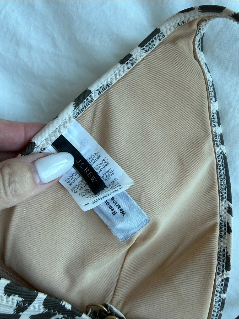 J. Crew Leopard Print Bikini Size Small